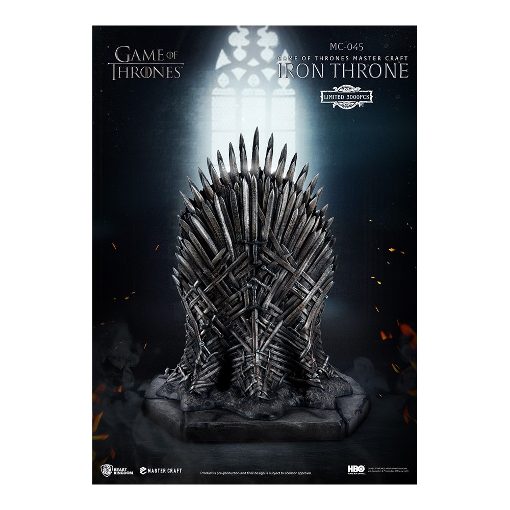 BEAST KINGDOM GAME OF THRONES - IRON THRONE MASTER CRAFT 1/6 STATUE