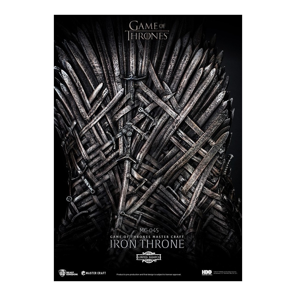 BEAST KINGDOM GAME OF THRONES - IRON THRONE MASTER CRAFT 1/6 STATUE