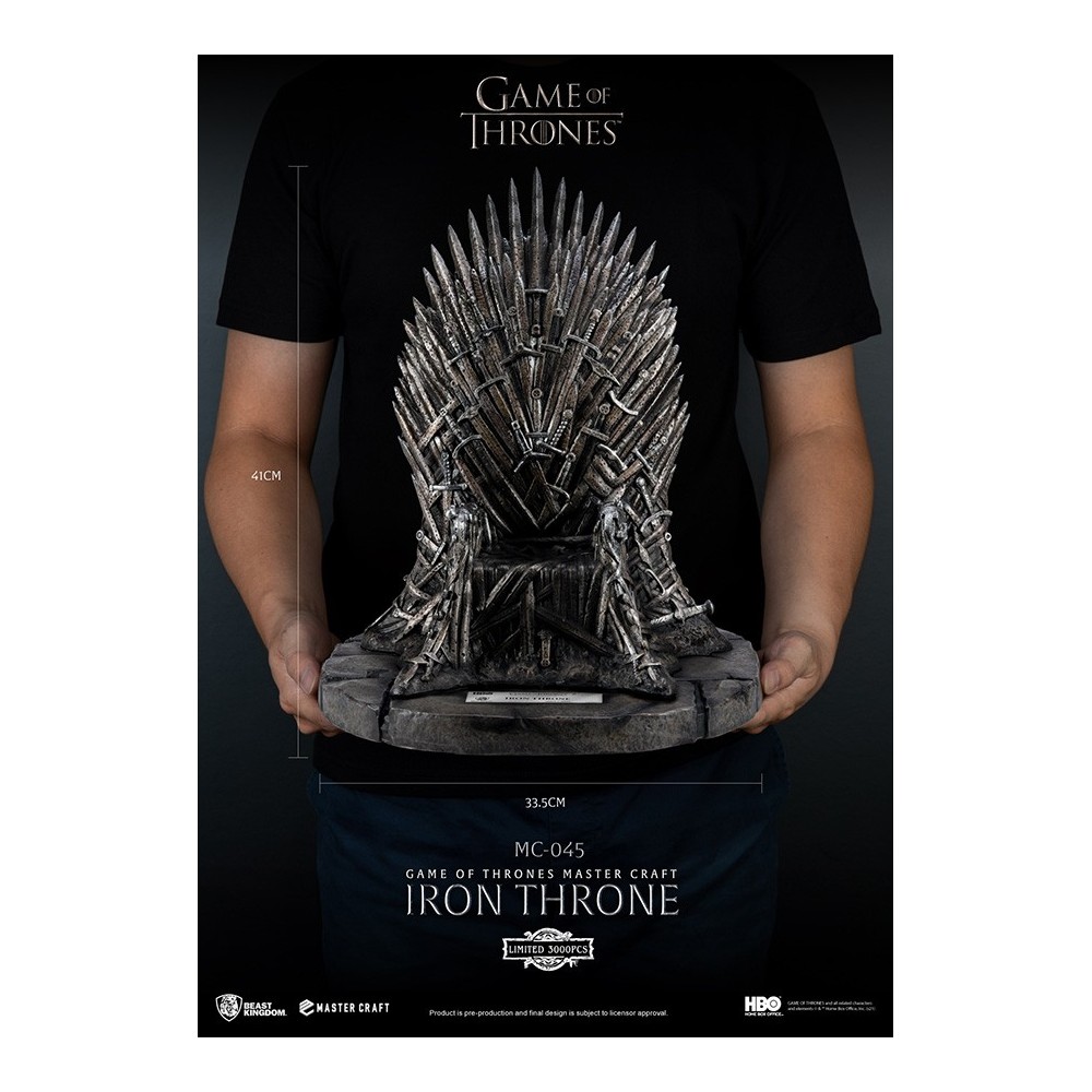 GAME OF THRONES - IRON THRONE MASTER CRAFT 1/6 STATUA BEAST KINGDOM