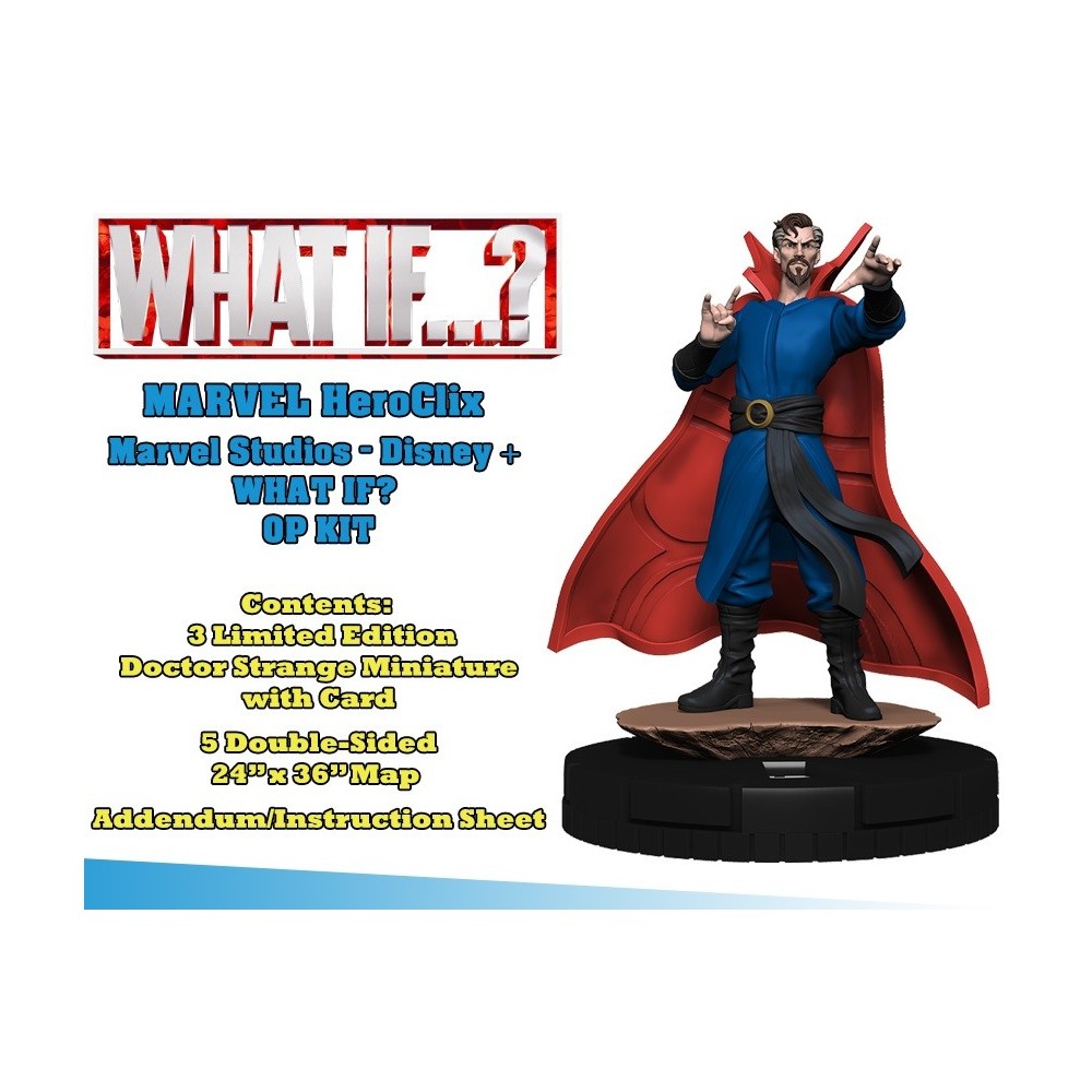 MARVEL HEROCLIX MARVEL STUDIOS DISNEY+ WHAT IF? ORGANISED PLAY KIT WIZKIDS