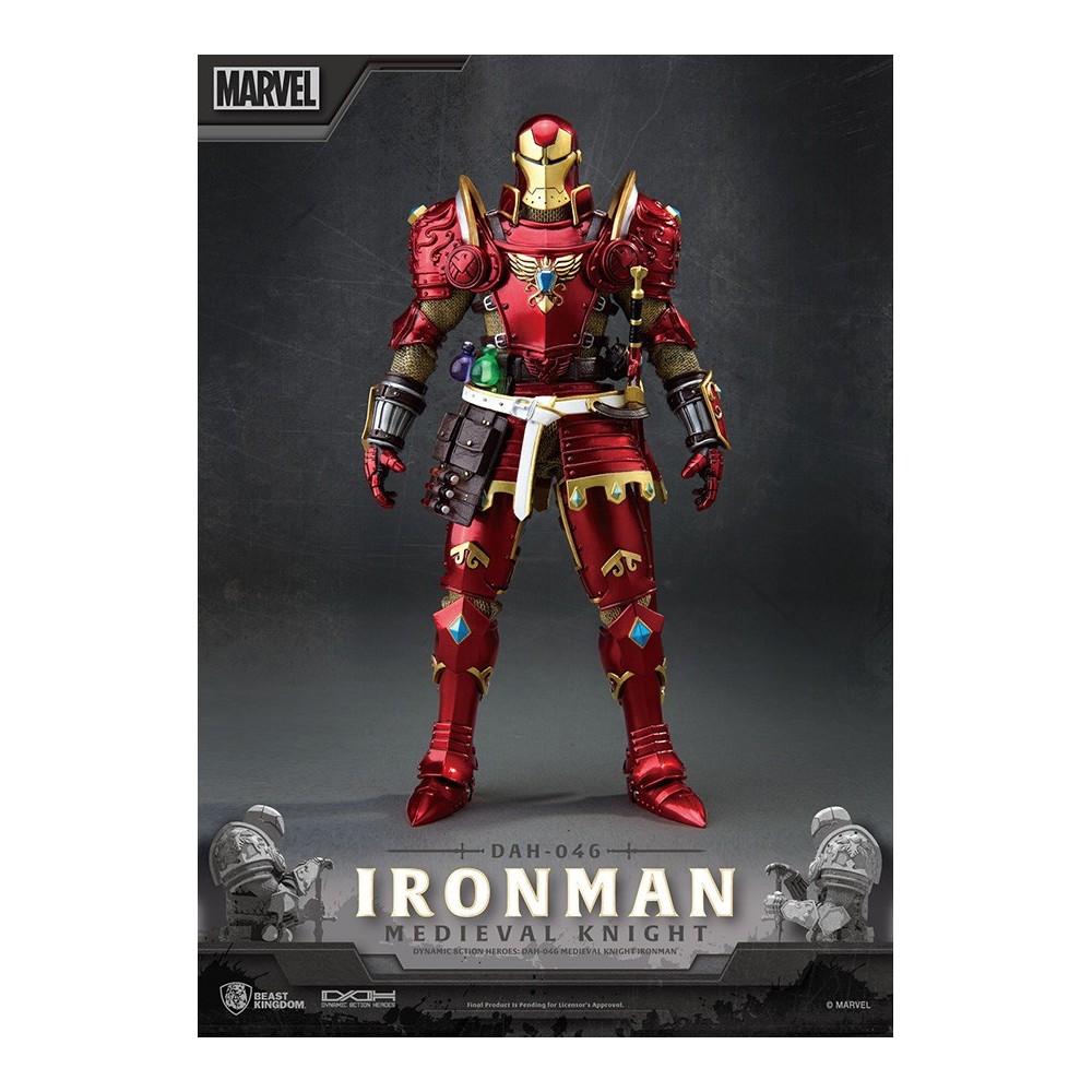 IRON MAN MEDIEVAL KNIGHT DAH-046 ACTION FIGURE BEAST KINGDOM