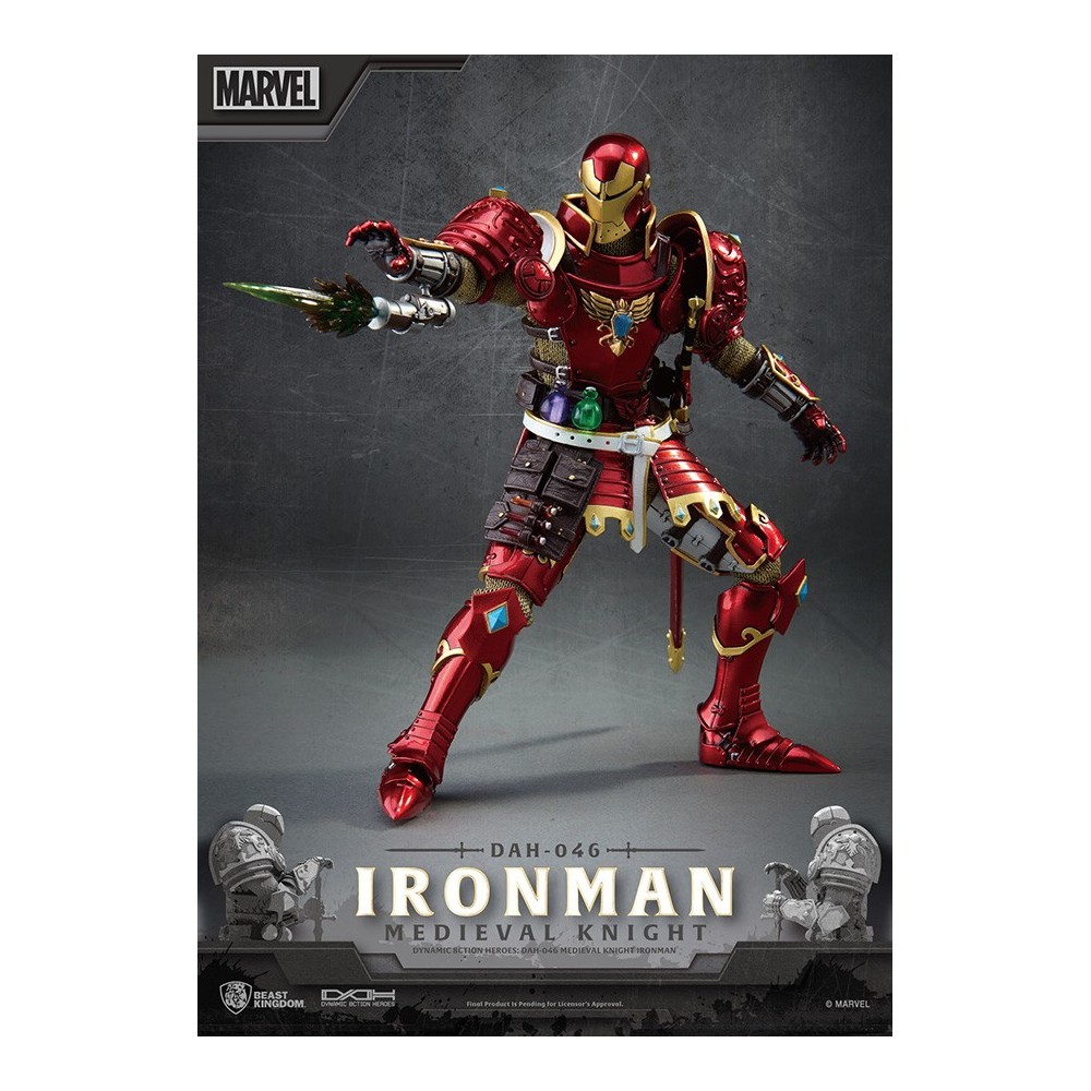 IRON MAN MEDIEVAL KNIGHT DAH-046 ACTION FIGURE BEAST KINGDOM