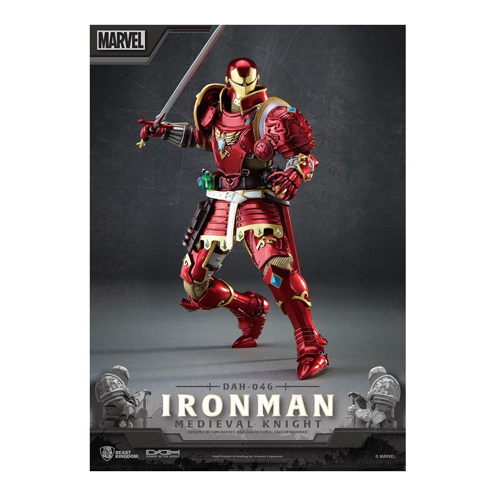 IRON MAN MEDIEVAL KNIGHT DAH-046 ACTION FIGURE BEAST KINGDOM