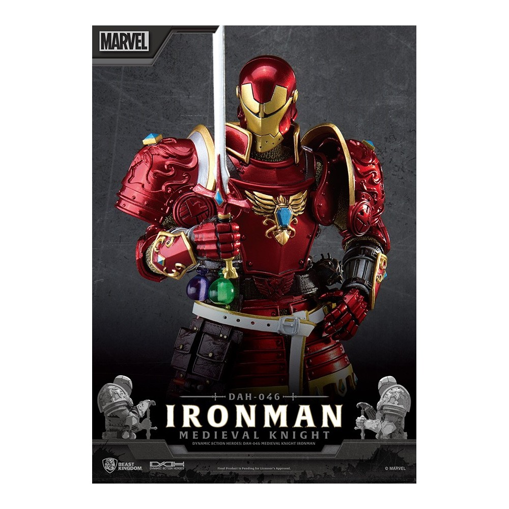 IRON MAN MEDIEVAL KNIGHT DAH-046 ACTION FIGURE BEAST KINGDOM