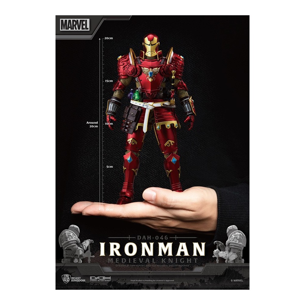 IRON MAN MEDIEVAL KNIGHT DAH-046 ACTION FIGURE BEAST KINGDOM