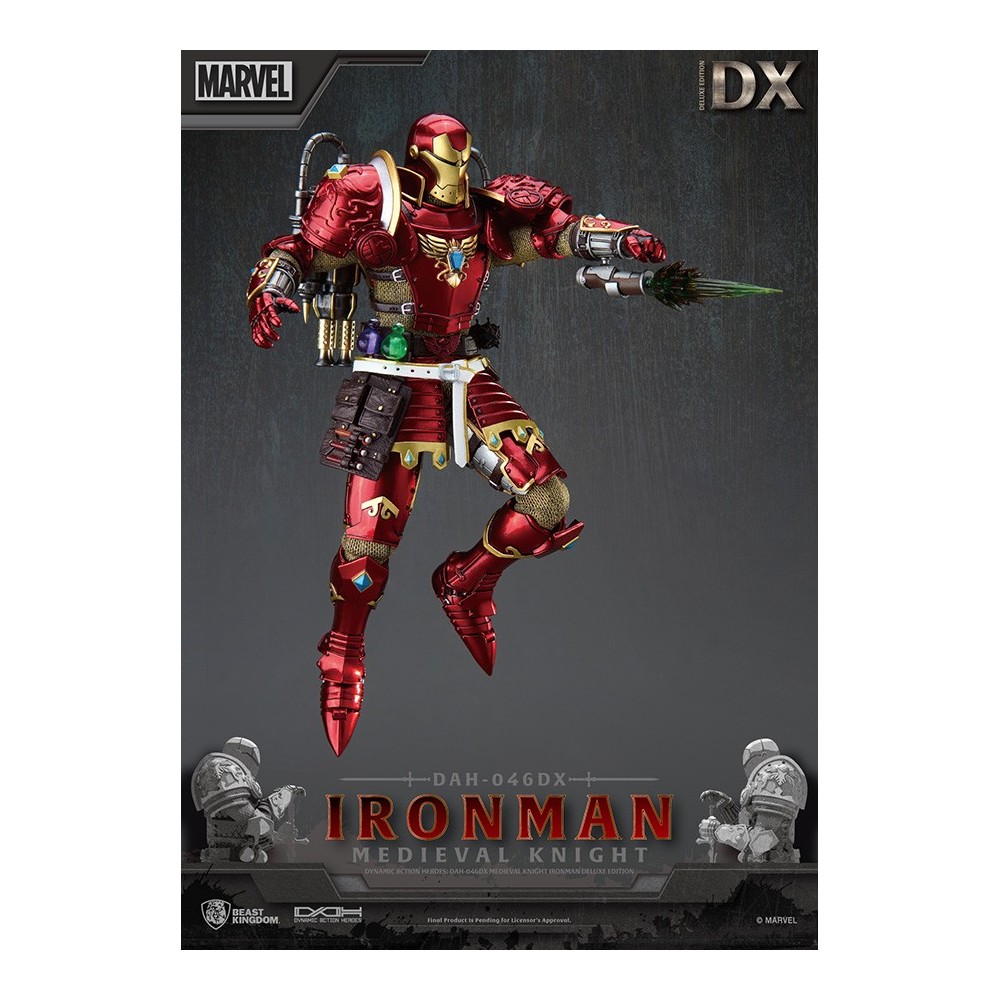 IRON MAN MEDIEVAL KNIGHT DELUXE DAH-046DX ACTION FIGURE BEAST KINGDOM