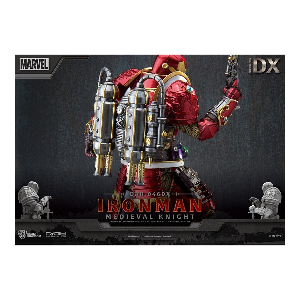 IRON MAN MEDIEVAL KNIGHT DELUXE DAH-046DX ACTION FIGURE BEAST KINGDOM