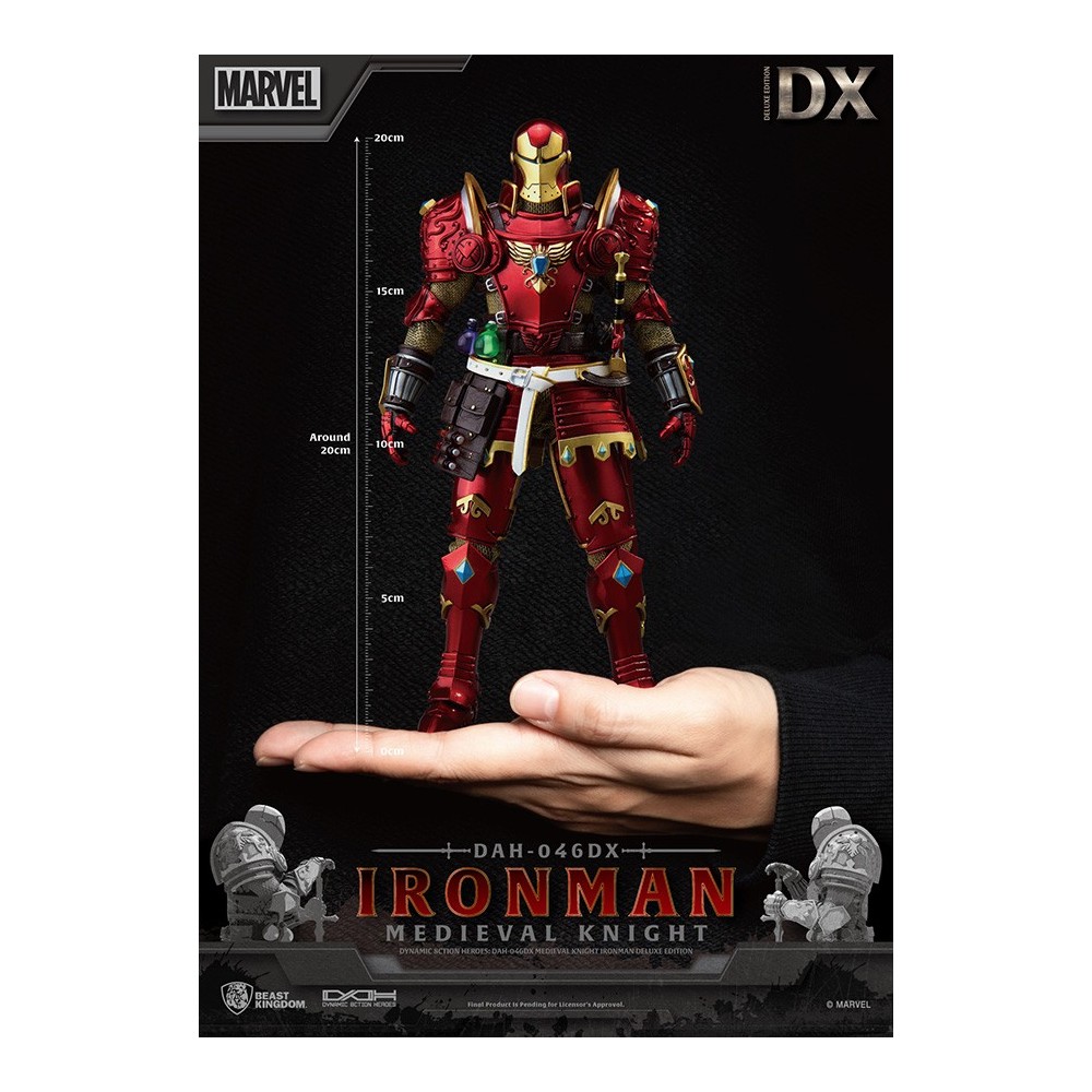 IRON MAN MEDIEVAL KNIGHT DELUXE DAH-046DX ACTION FIGURE BEAST KINGDOM