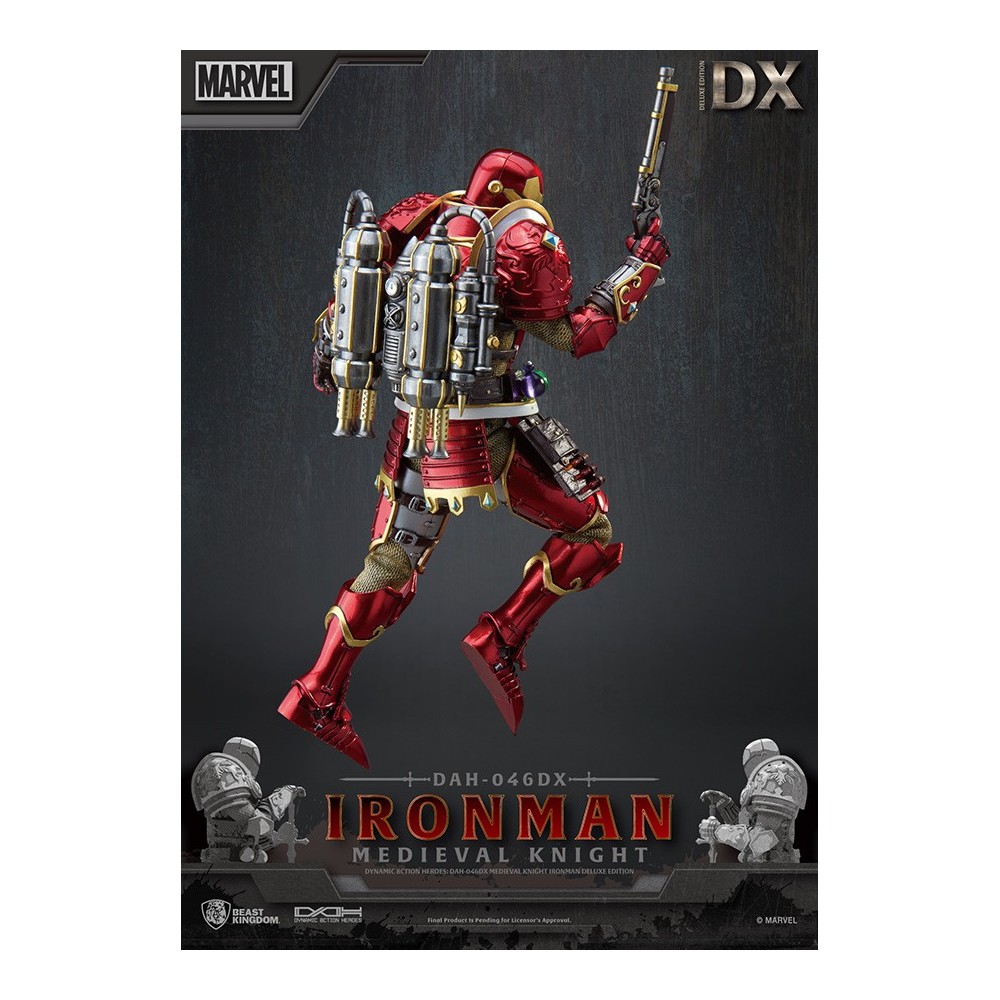 IRON MAN MEDIEVAL KNIGHT DELUXE DAH-046DX ACTION FIGURE BEAST KINGDOM