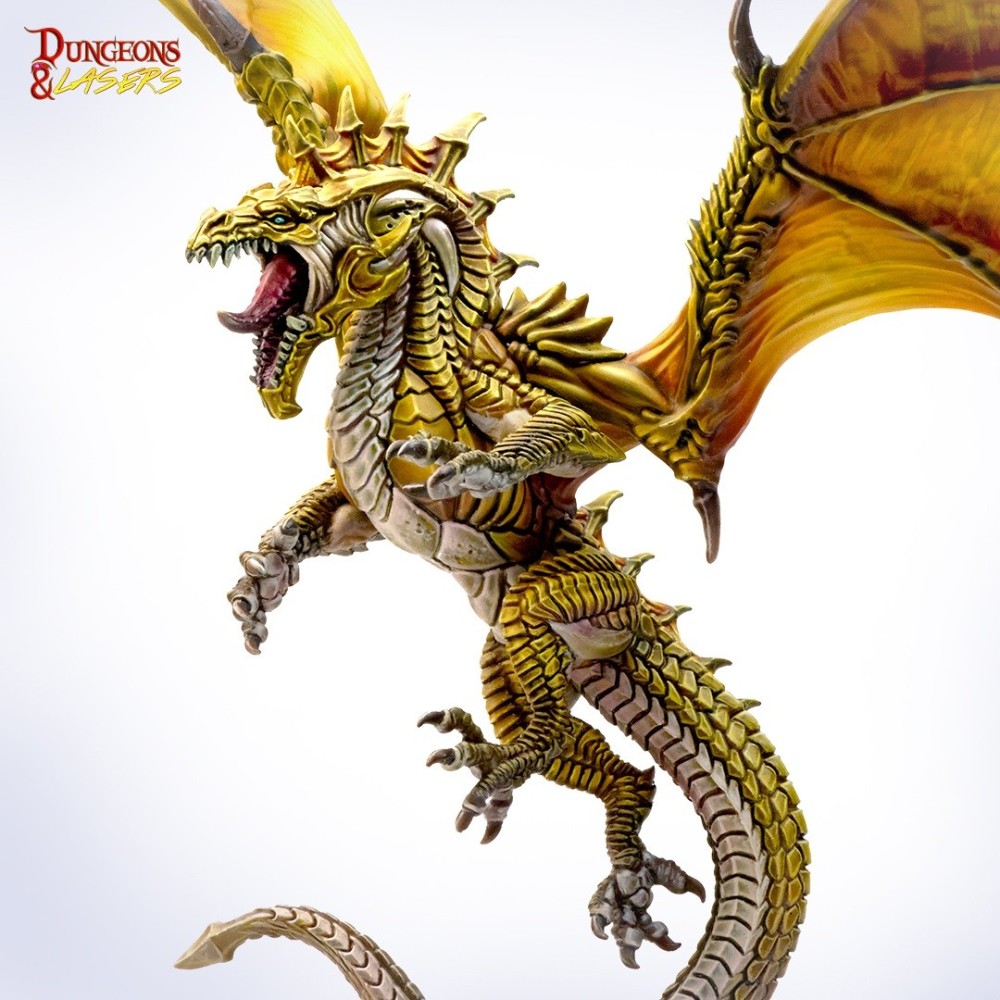 ARCHON STUDIO DUNGEONS AND LASERS DURKAN THE SOVEREIGN SERPENT XL SIZED MINIATURE