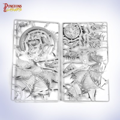 DUNGEONS AND LASERS XENODRAGON XL SIZED MINIATURE ARCHON STUDIO