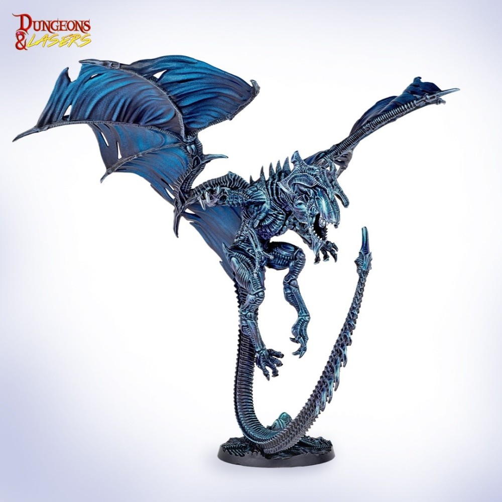 DUNGEONS AND LASERS XENODRAGON XL SIZED MINIATURE ARCHON STUDIO