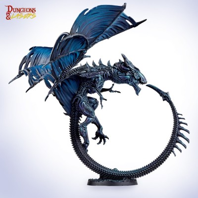 DUNGEONS AND LASERS XENODRAGON XL SIZED MINIATURE ARCHON STUDIO