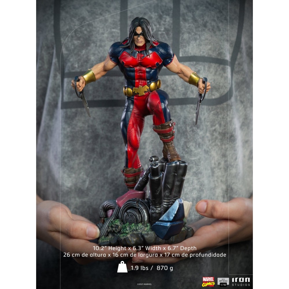 MARVEL COMICS X-MEN WARPATH ART SCALE 1/10 STATUA FIGURE IRON STUDIOS
