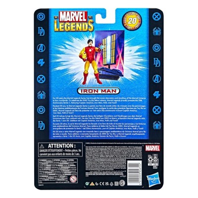MARVEL LEGENDS 20TH ANNIVERSARY IRON MAN ACTION FIGURE HASBRO