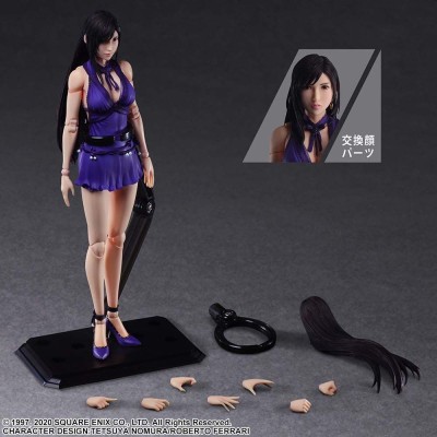 FINAL FANTASY 7 REMAKE TIFA LOCKHART DRESS VER. PLAY ARTS KAI ACTION FIGURE SQUARE ENIX