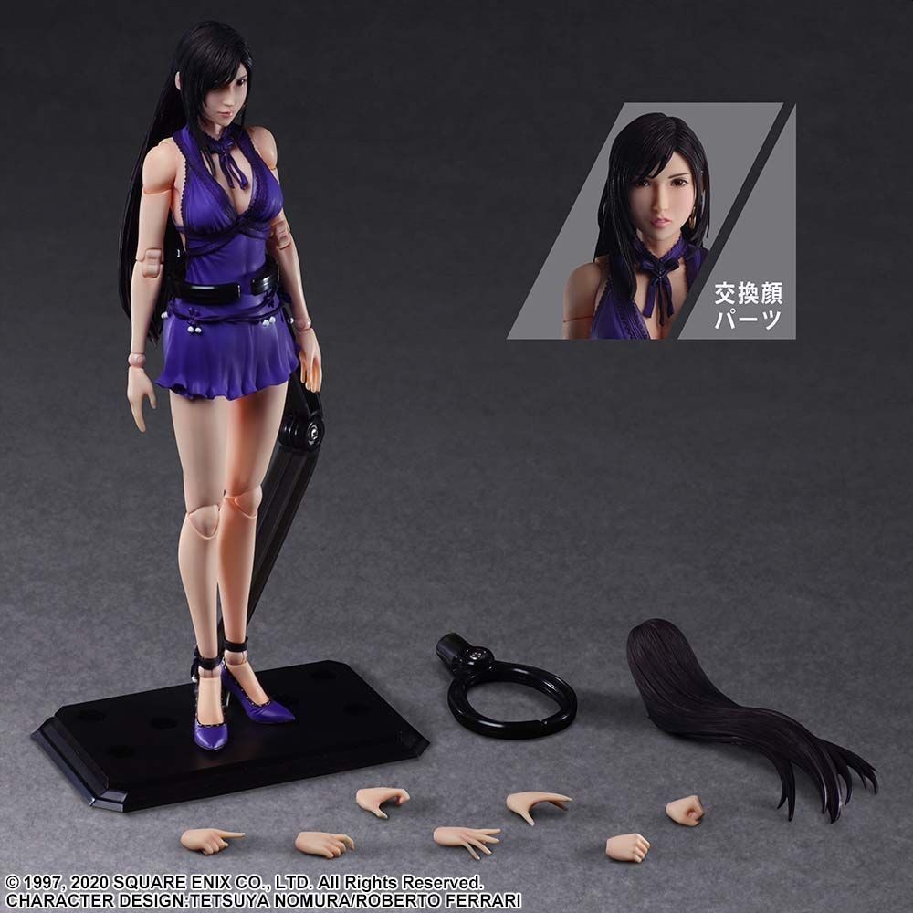 FINAL FANTASY 7 REMAKE TIFA LOCKHART DRESS VER. PLAY ARTS KAI ACTION FIGURE SQUARE ENIX