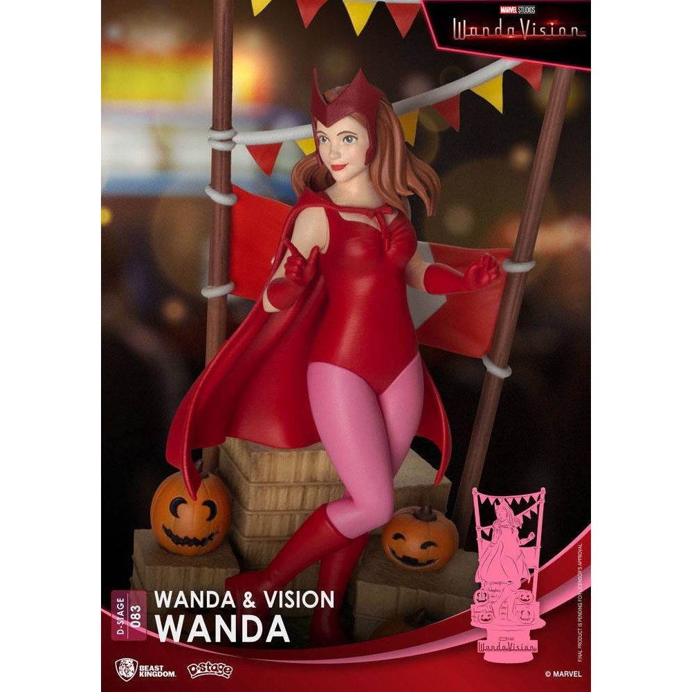 BEAST KINGDOM D-STAGE WANDAVISION WANDA SCARLET WITCH STATUE FIGURE DIORAMA