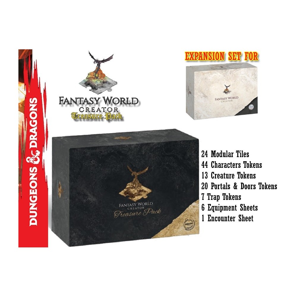 FANTASY WORLD CREATOR TREASURE PACK EXPANSION SET GAME START STUDIO
