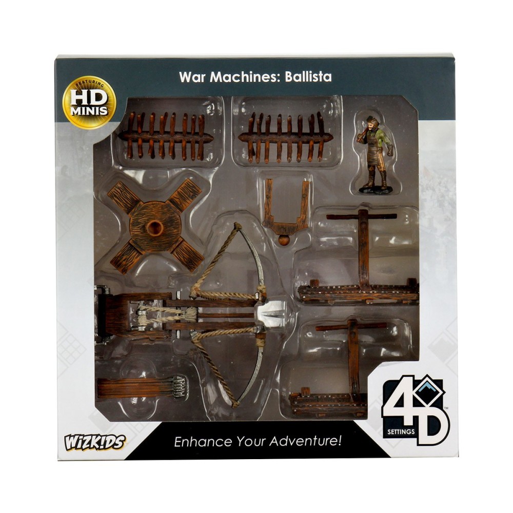 WIZKIDS 4D SETTINGS WAR MACHINE BALLISTA SET WIZKIDS