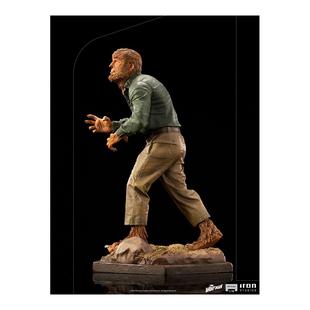 IRON STUDIOS UNIVERSAL MONSTERS THE WOLF MAN ART SCALE 1/10 STATUE FIGURE