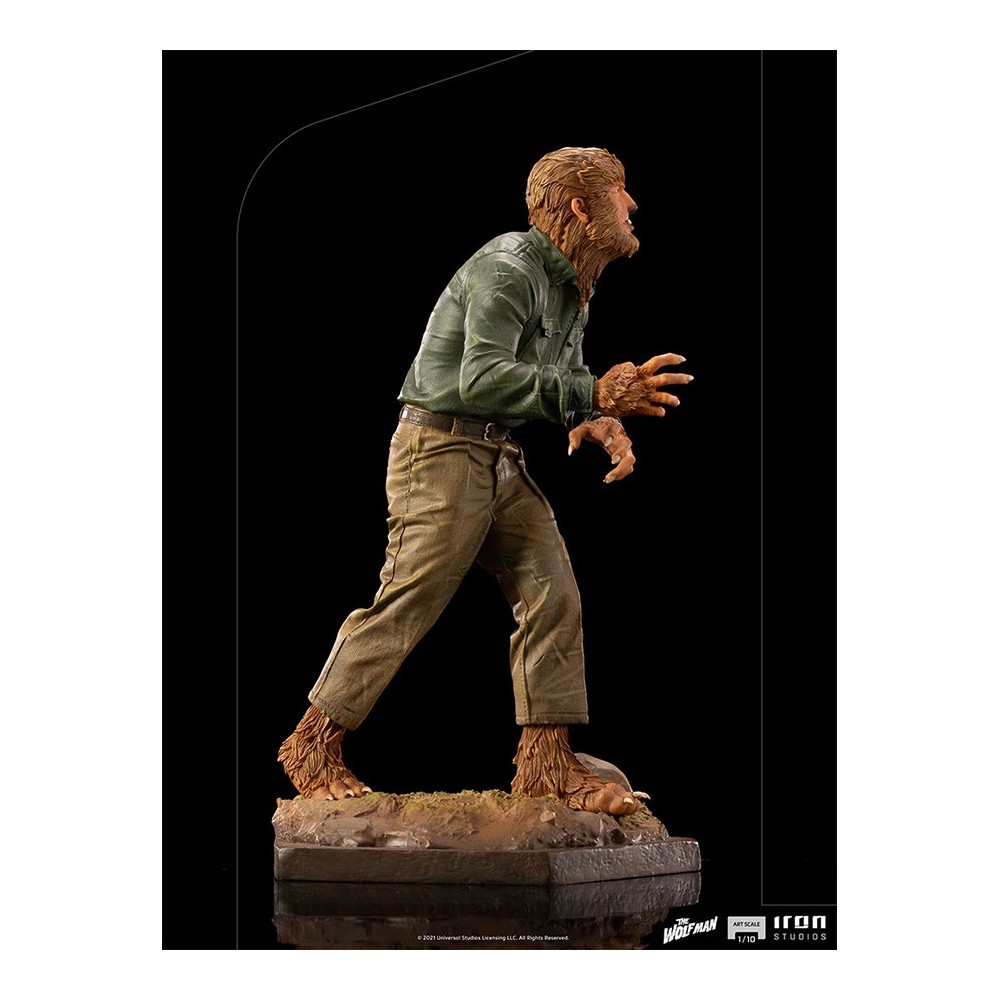 IRON STUDIOS UNIVERSAL MONSTERS THE WOLF MAN ART SCALE 1/10 STATUE FIGURE
