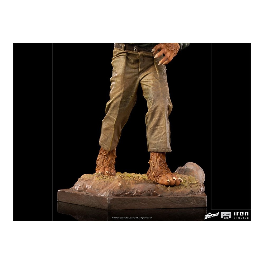 IRON STUDIOS UNIVERSAL MONSTERS THE WOLF MAN ART SCALE 1/10 STATUE FIGURE