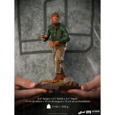 IRON STUDIOS UNIVERSAL MONSTERS THE WOLF MAN ART SCALE 1/10 STATUE FIGURE