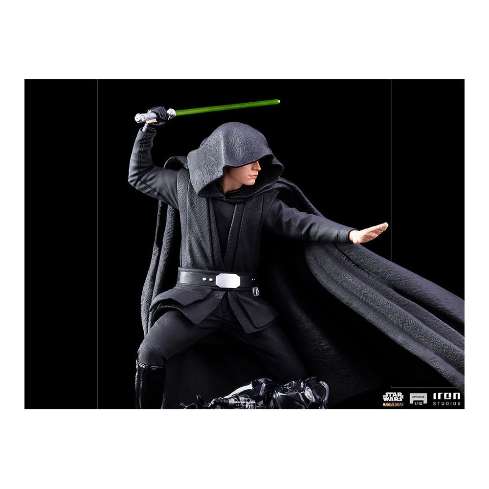 THE MANDALORIAN LUKE SKYWALKER COMBAT VER ART SCALE 1/10 STATUA FIGURE IRON STUDIOS