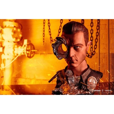 PURE ARTS TERMINATOR 2 T-1000 ART MASK BUST STATUE