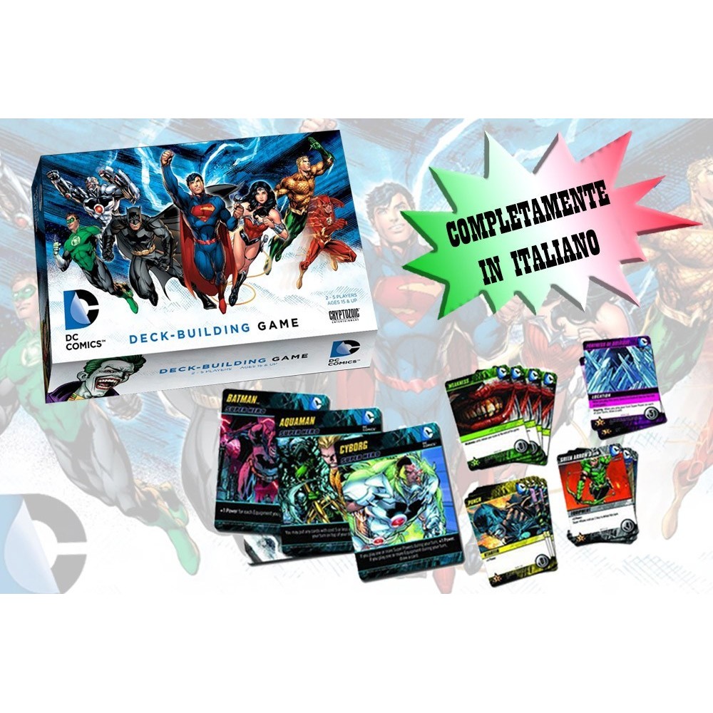 DC COMICS DECK-BUILDING GAME ITALIANO GIOCO DA TAVOLO