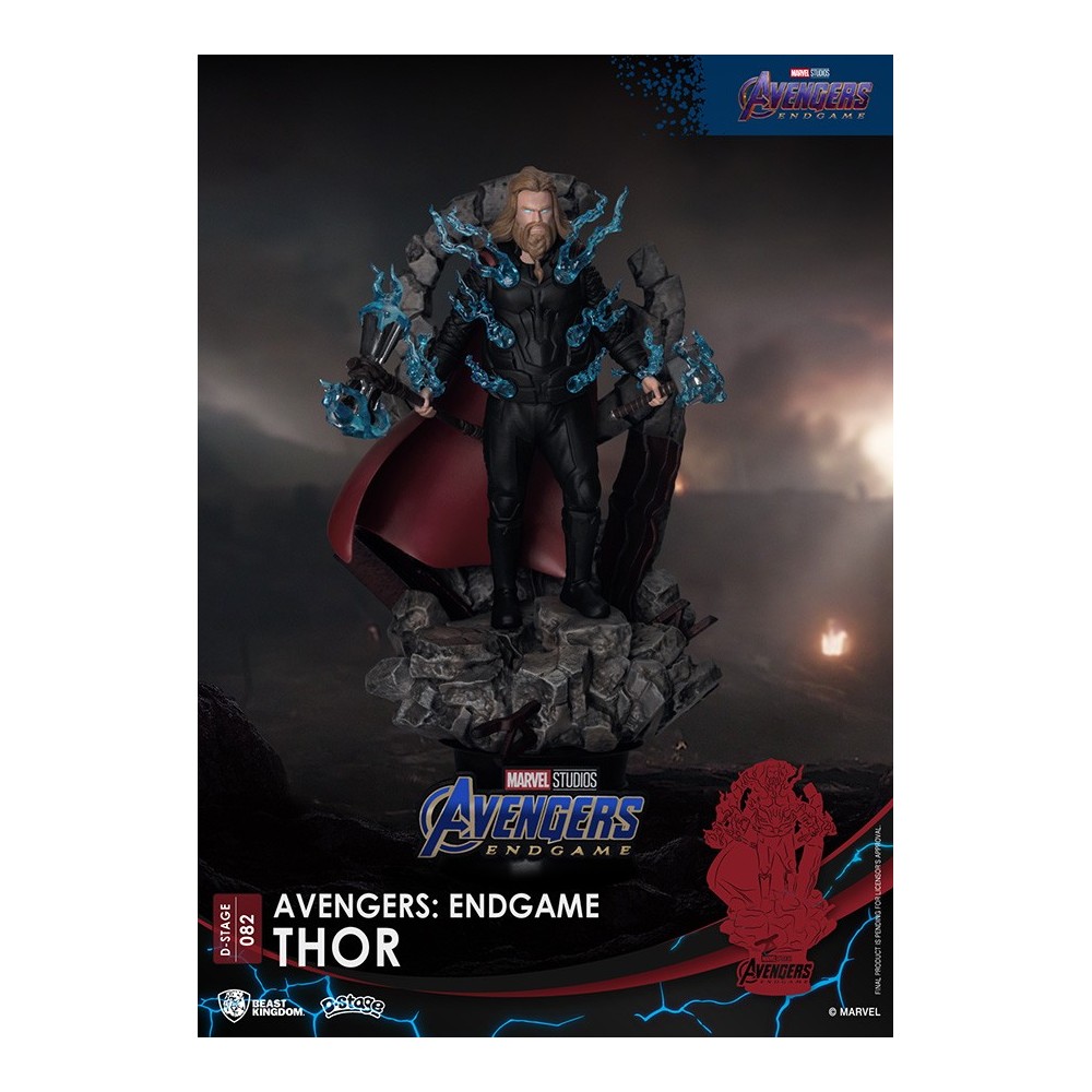 BEAST KINGDOM D-STAGE AVENGERS ENDGAME THOR STATUE FIGURE DIORAMA
