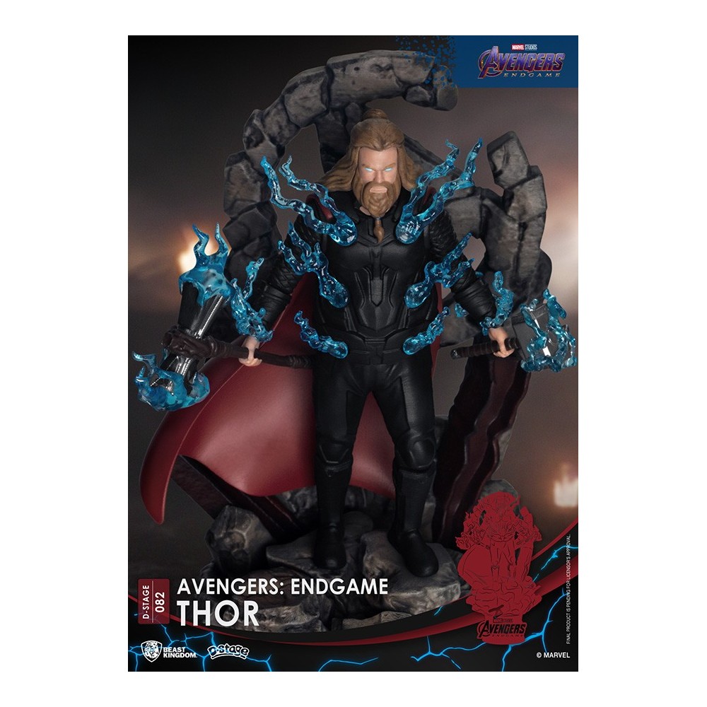 D-STAGE AVENGERS ENDGAME THOR STATUA FIGURE DIORAMA BEAST KINGDOM