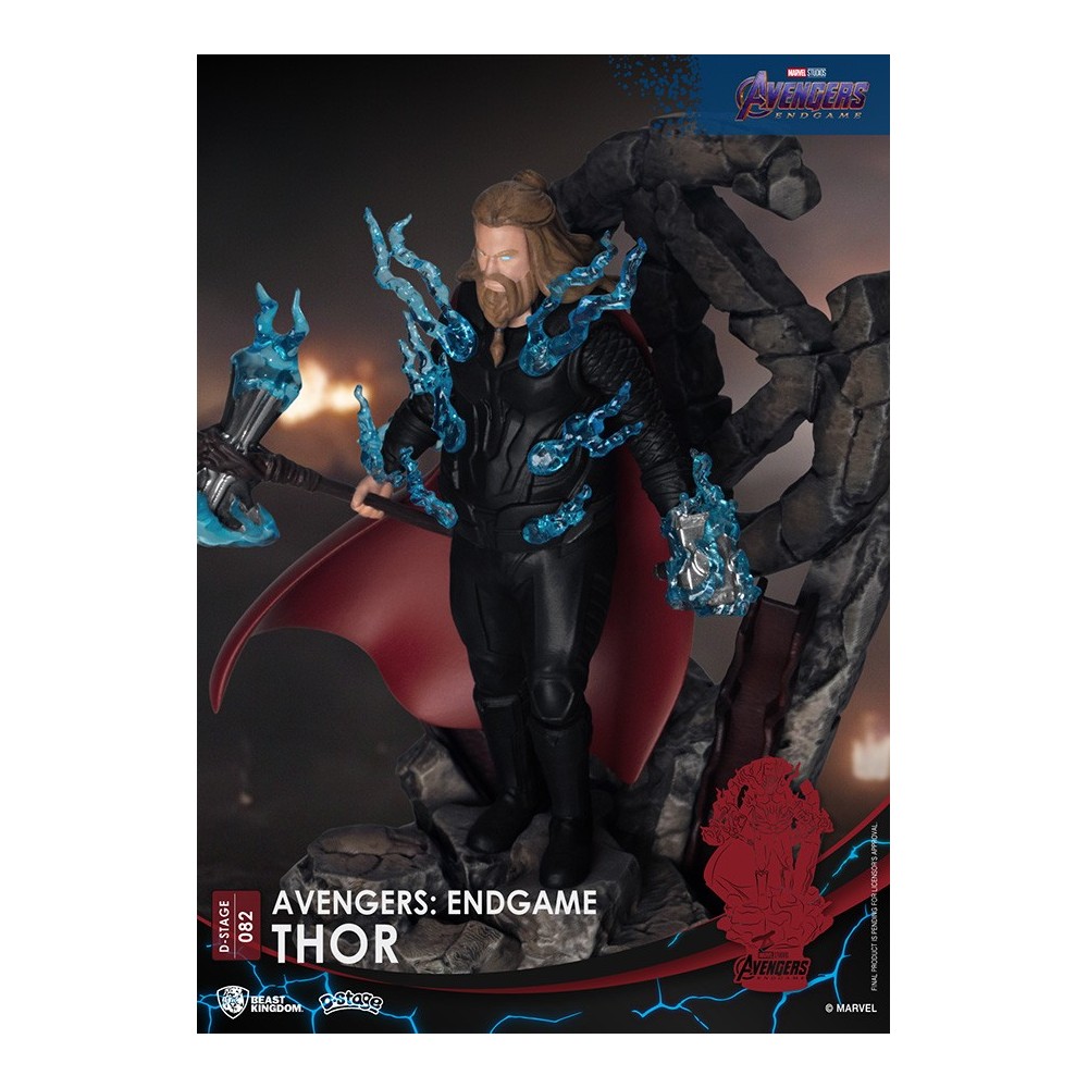 D-STAGE AVENGERS ENDGAME THOR STATUA FIGURE DIORAMA BEAST KINGDOM