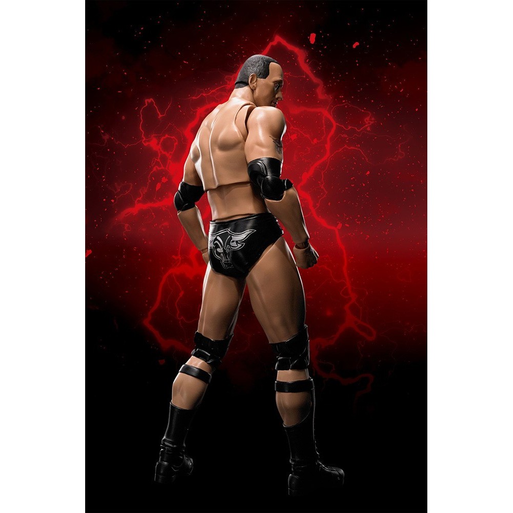 WWE DWAYNE JOHNSON THE ROCK S.H. FIGUARTS SHF ACTION FIGURE BANDAI