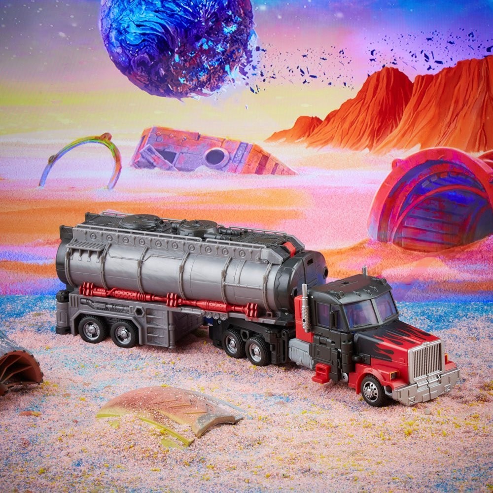 THE TRANSFORMERS GENERATIONS LEGACY VOYAGER LASER OPTIMUS PRIME ACTION FIGURE HASBRO