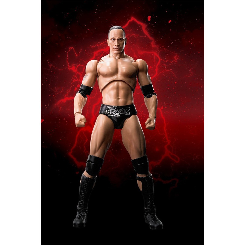 WWE DWAYNE JOHNSON THE ROCK S.H. FIGUARTS SHF ACTION FIGURE BANDAI