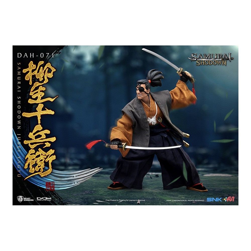 BEAST KINGDOM SAMURAI SHODOWN JUBEI YAGYU DAH-071 ACTION FIGURES