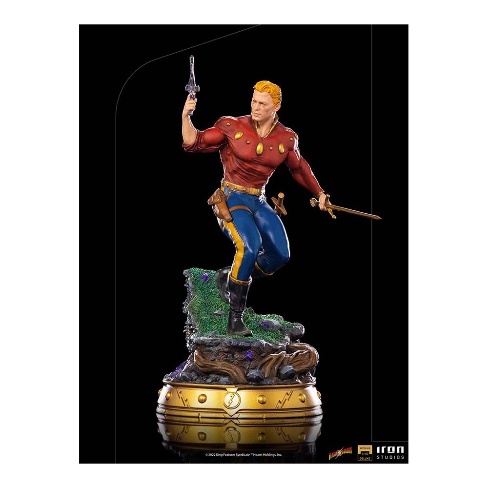 FLASH GORDON ART SCALE DELUXE 1/10 STATUA FIGURE IRON STUDIOS