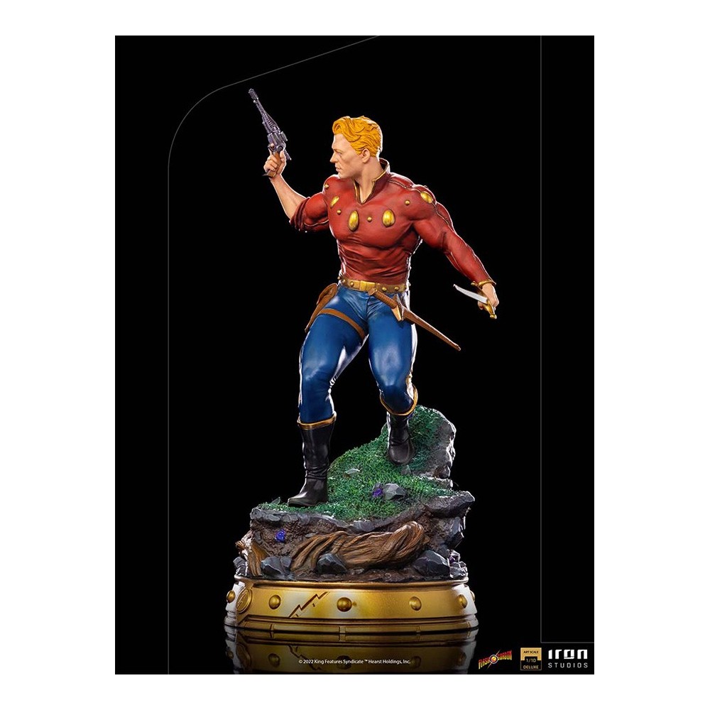 IRON STUDIOS FLASH GORDON ART SCALE DELUXE 1/10 STATUE FIGURE