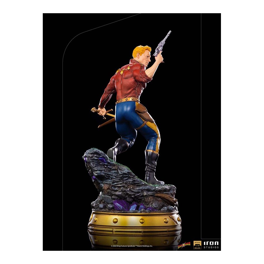 IRON STUDIOS FLASH GORDON ART SCALE DELUXE 1/10 STATUE FIGURE