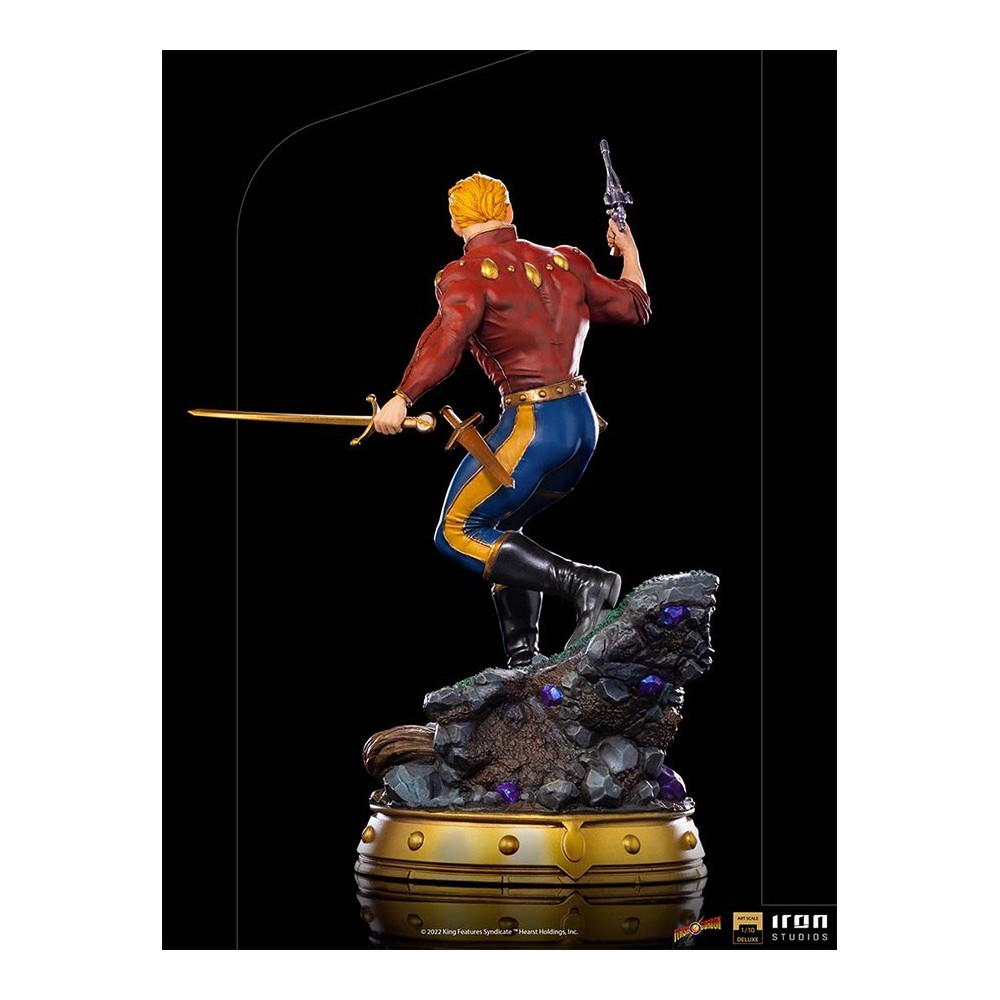 IRON STUDIOS FLASH GORDON ART SCALE DELUXE 1/10 STATUE FIGURE
