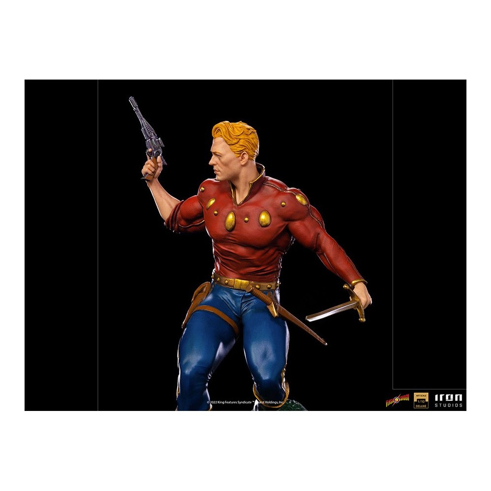 IRON STUDIOS FLASH GORDON ART SCALE DELUXE 1/10 STATUE FIGURE