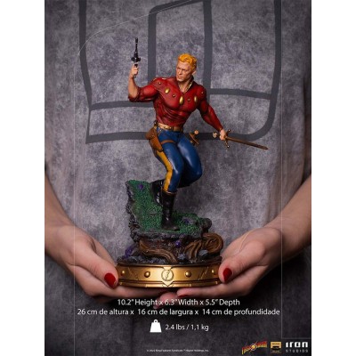 IRON STUDIOS FLASH GORDON ART SCALE DELUXE 1/10 STATUE FIGURE