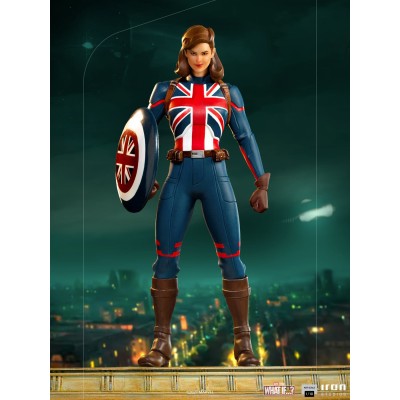 MARVEL WHAT IF...? CAPTAIN CARTER ART SCALE 1/10 STATUA FIGURE IRON STUDIOS