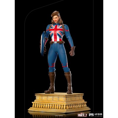 IRON STUDIOS MARVEL WHAT IF...? CAPTAIN CARTER ART SCALE 1/10 STATUE FIGURE
