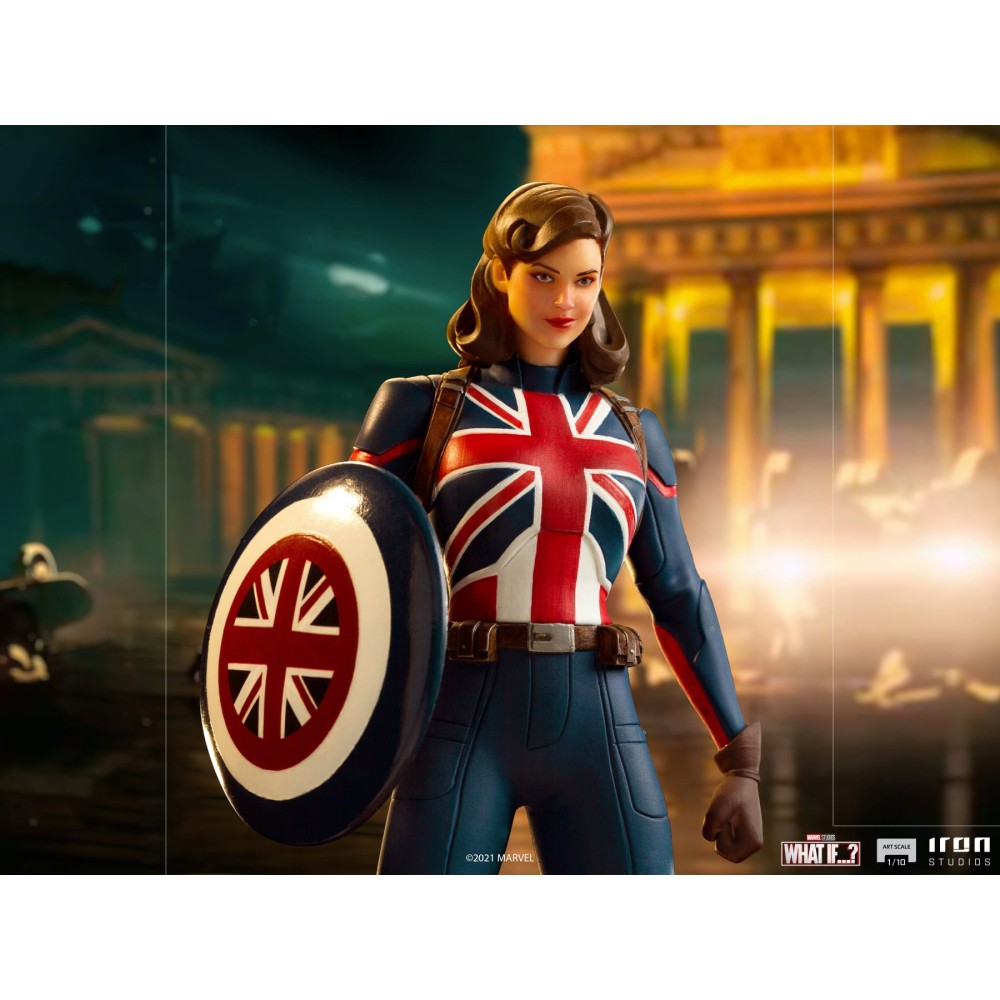 IRON STUDIOS MARVEL WHAT IF...? CAPTAIN CARTER ART SCALE 1/10 STATUE FIGURE