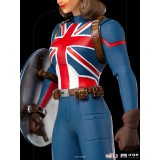 IRON STUDIOS MARVEL WHAT IF...? CAPTAIN CARTER ART SCALE 1/10 STATUE FIGURE