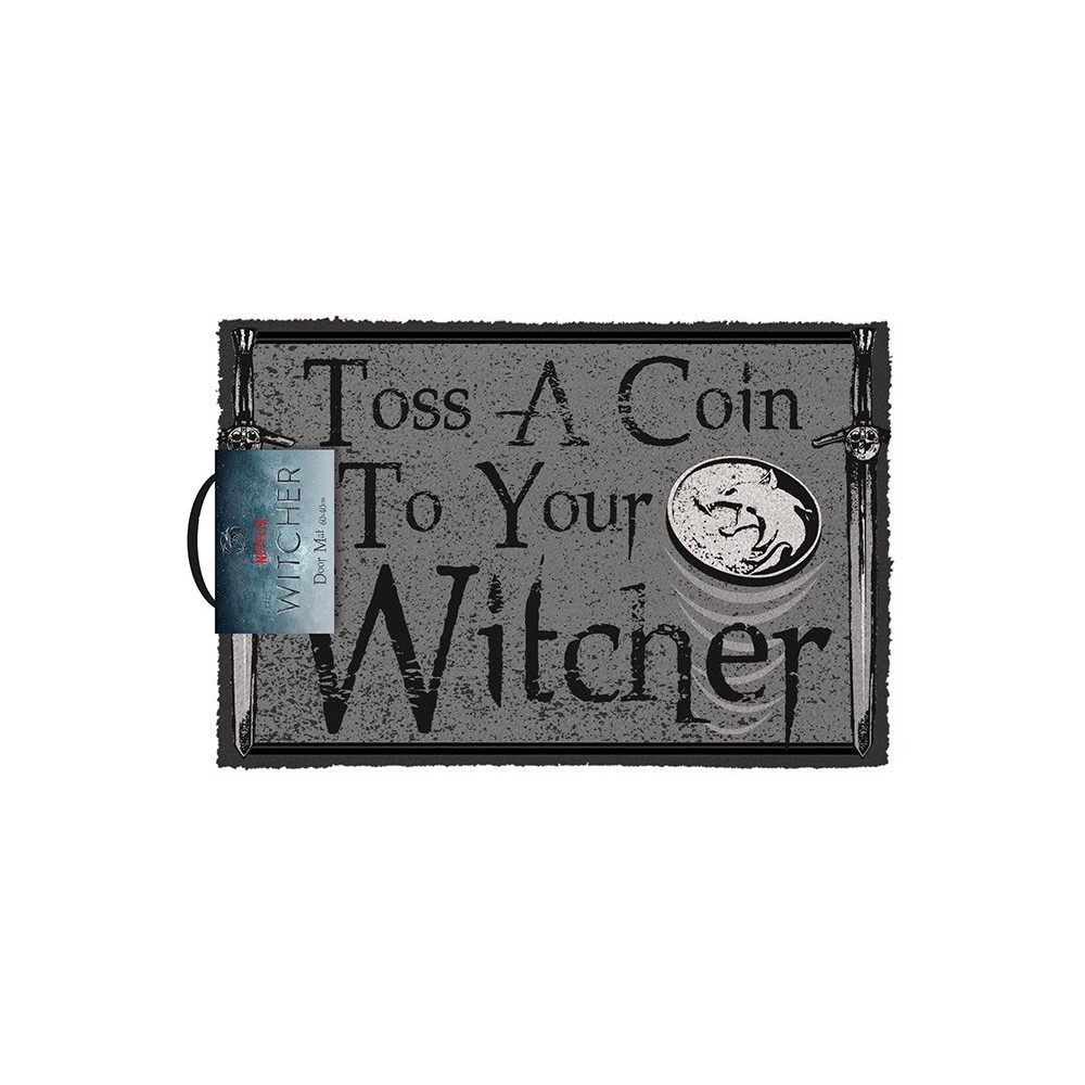 THE WITCHER TOSS A COIN DOORMAT ZERBINO TAPPETINO PYRAMID INTERNATIONAL