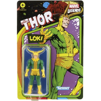 MARVEL LEGENDS RETRO COLLECTION LOKI ACTION FIGURE HASBRO